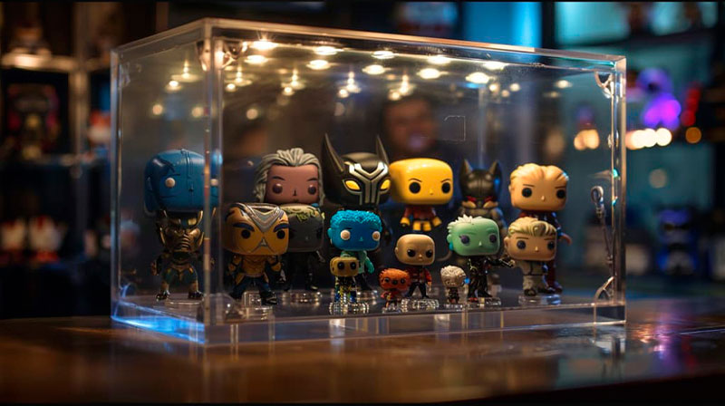 expositores y vitrinas para funko pop